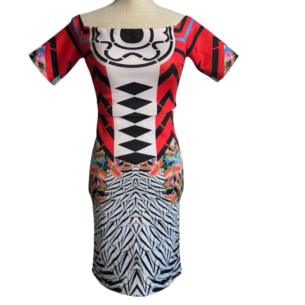 Clover Canyon Two Piece Multi-Color Skirt and Top Set Size Medium